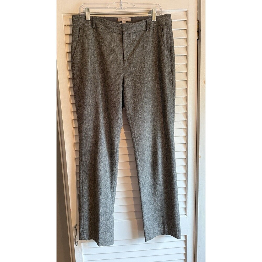 Banana Republic Women’s 10 Wool Blend Tweed Pants Lined Academia Corporate Chic